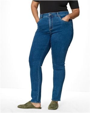 UNIVERSAL STANDARD Seine High Rise Skinny Jeans 32 Inches - Blue