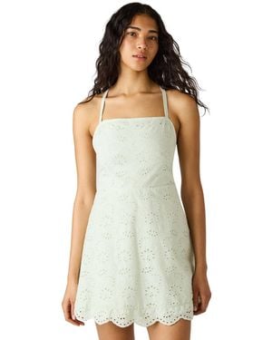 Steve Madden Riyan Square Neck Dress - Green