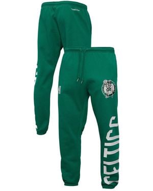 Mitchell & Ness Boston Celtics Hardwood Classics Team Origins Pants - Green