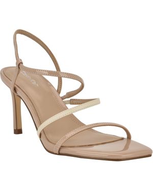Calvin Klein Hadlee Strappy Stiletto Sandals - Metallic