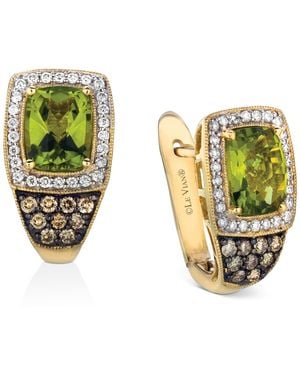 Le Vian Ladies Semi Precious Fashion Earrings - Green