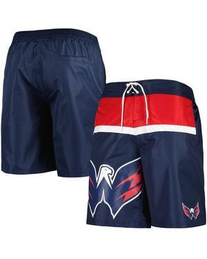 Starter Washington Capitals Sea Wind Swim Trunks - Blue