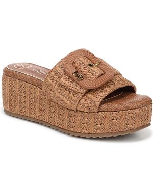 Sam & Libby Crysta Wedge Heel Sandals - Brown