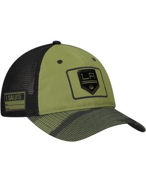 Fanatics Los Angeles Kings Military Appreciation Trucker Adjustable Hat - Green