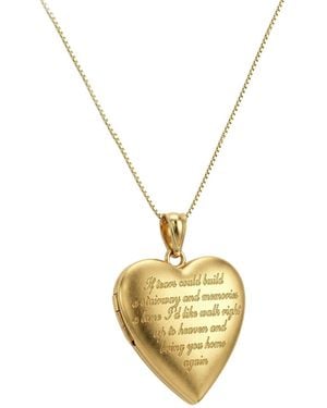 The M Jewelers Heaven's Keepsake Photo Locket Necklace - Metallic