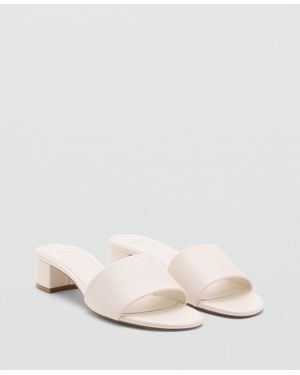 Mango Strap Block-heel Sandals - Natural