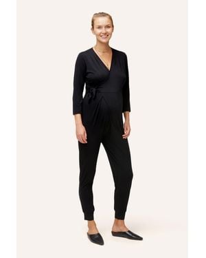 Nom Maternity Maternity Amabella Jumpsuit - Black