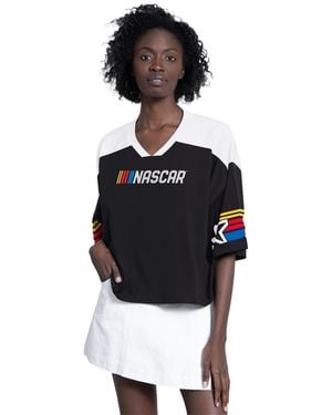Starter Nascar Dream Team V-neck Fashion Top - Black
