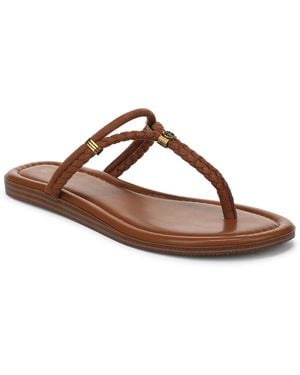 Giani Bernini Tylee Braided Flat Slides Sandals - Brown