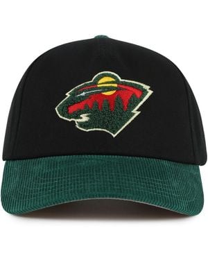 American Needle Black/green Minnesota Wild Burnett Adjustable Hat