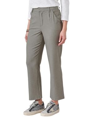Democracy Petite Ab Solution Sky Rise Pants - Gray