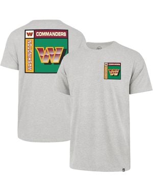 '47 47 Brand Washington Commanders Chrome Plate Franklin T-shirt - Gray