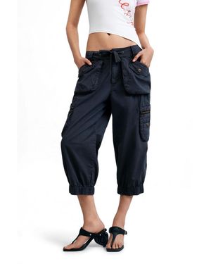 Desigual Cargo Pants 100% Cotton - Blue