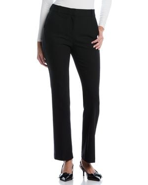 Rafaella Petite Mid-rise Bootcut Pants - Black