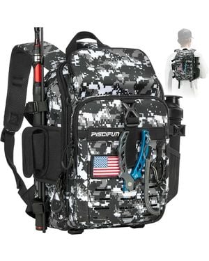 Piscifun Fishing Tackle Backpack - Black