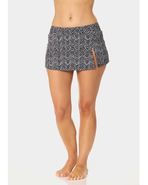 Island Escape Full Bottom Coverage Skirt - Gray