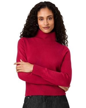 French Connection Long Sleeve Sweater Top - Red