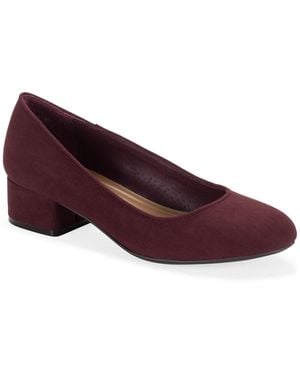 Style & Co. Gerriee Block-heel Pumps - Red
