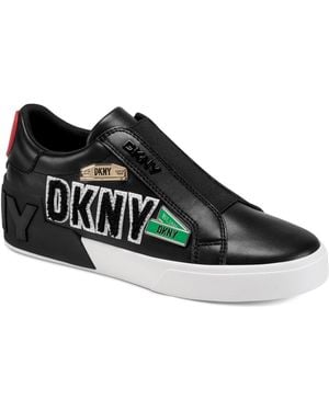 DKNY Mindy City Signs Slip-on Sneakers - Black