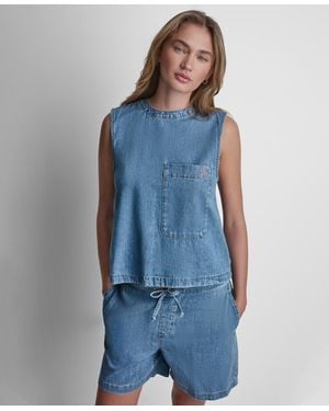 DKNY Sleeveless Top - Blue