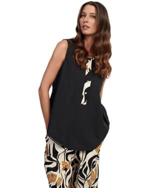 Alembika Annaleise Sleeveless Top - Black