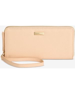 INC International Concepts Hazel Zip-around Quilt Wristlet - Natural