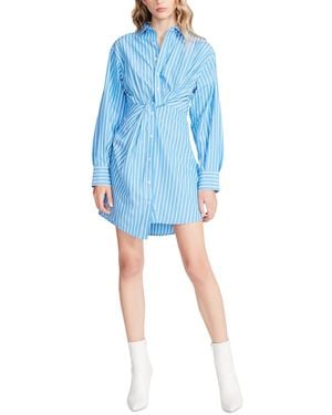 Steve Madden Nadia Long-sleeve Shirtdress - Blue