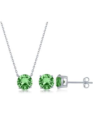 Simona Sterling Silver - Green