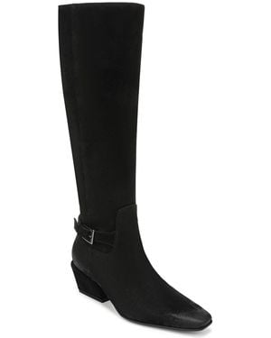 Sam Edelman Haisley Wide Calf Zip Tall Boots Regular Wide Calf - Black