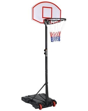 SUGIFT Adjustable Basketball Hoop System Stand - White
