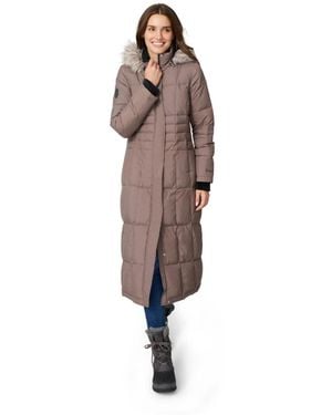 Free Country Full Length Splendor Down Jacket - Brown