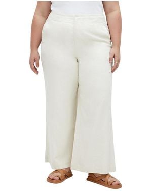 City Chic Plus Size Vivien Pant - White