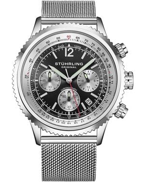 Stuhrling Turbine Chronograph - Gray