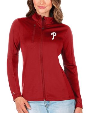 Antigua Philadelphia Phillies Generation Full-zip Jacket - Red