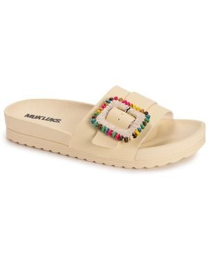 Muk Luks Grand Colette Sandal - White