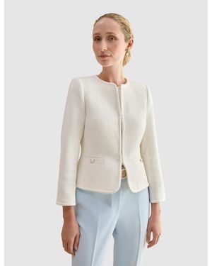 Hobbs Otillia Textured Jacket - White