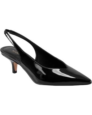 Marc Fisher Labela Slingback Kitten Heel Pumps - Black