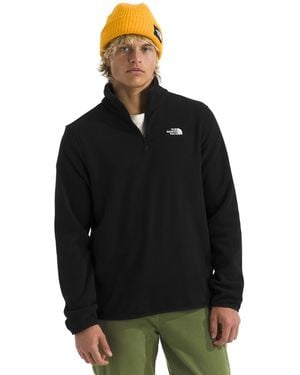 The North Face Glacier Fleece Quarter-zip Jacket - Black
