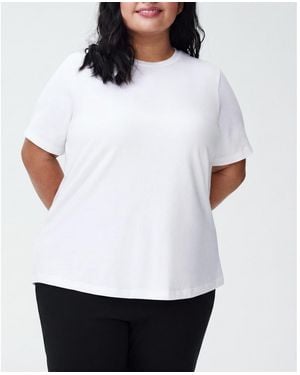 UNIVERSAL STANDARD Plus Size Signature Tee Rex - White