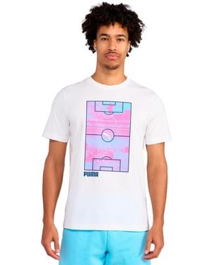 PUMA Graphics Soccer Photo T-shirt - White