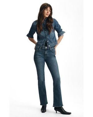 Mavi Molly Mid Rise Bootcut Jeans - Blue