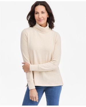 Style & Co. Long-sleeve Thermal Turtleneck Top - Natural