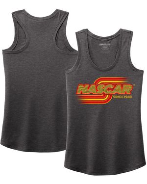 Nascar Name Number Racer Back Tri-blend Tank Top - Black