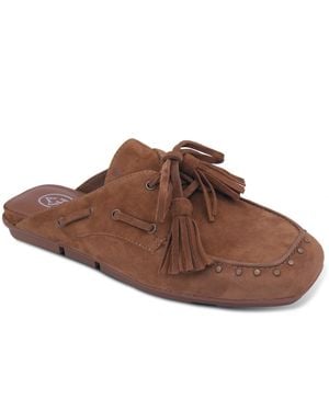 Ash Bavaria Studded Mule - Brown