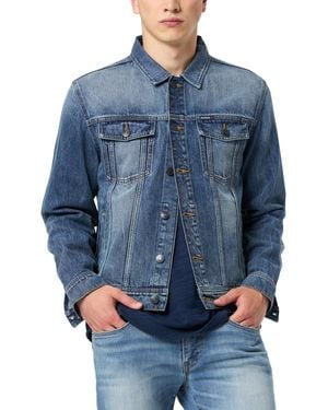 Buffalo David Bitton Vintage-style Long-sleeve Jacket - Blue