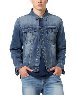 Buffalo David Bitton Vintage-style Long-sleeve Jacket - Blue
