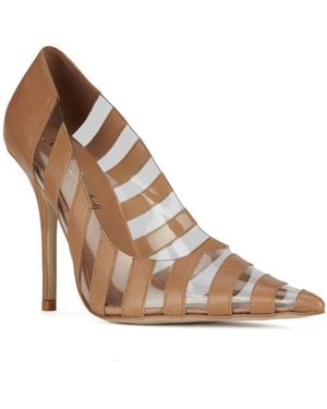 Jeffrey Campbell Opaque Stiletto Heel Pumps - Brown