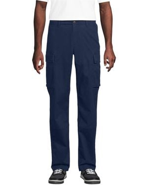 Lands' End Knockabout Easy Classic Fit Cargo Pant - Blue