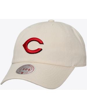 Mitchell & Ness And Cincinnati Reds Off-season 1904 Strapback Adjustable Hat - White