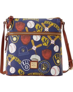 Dooney & Bourke Milwaukee Brewers Game Day Crossbody Purse - Blue